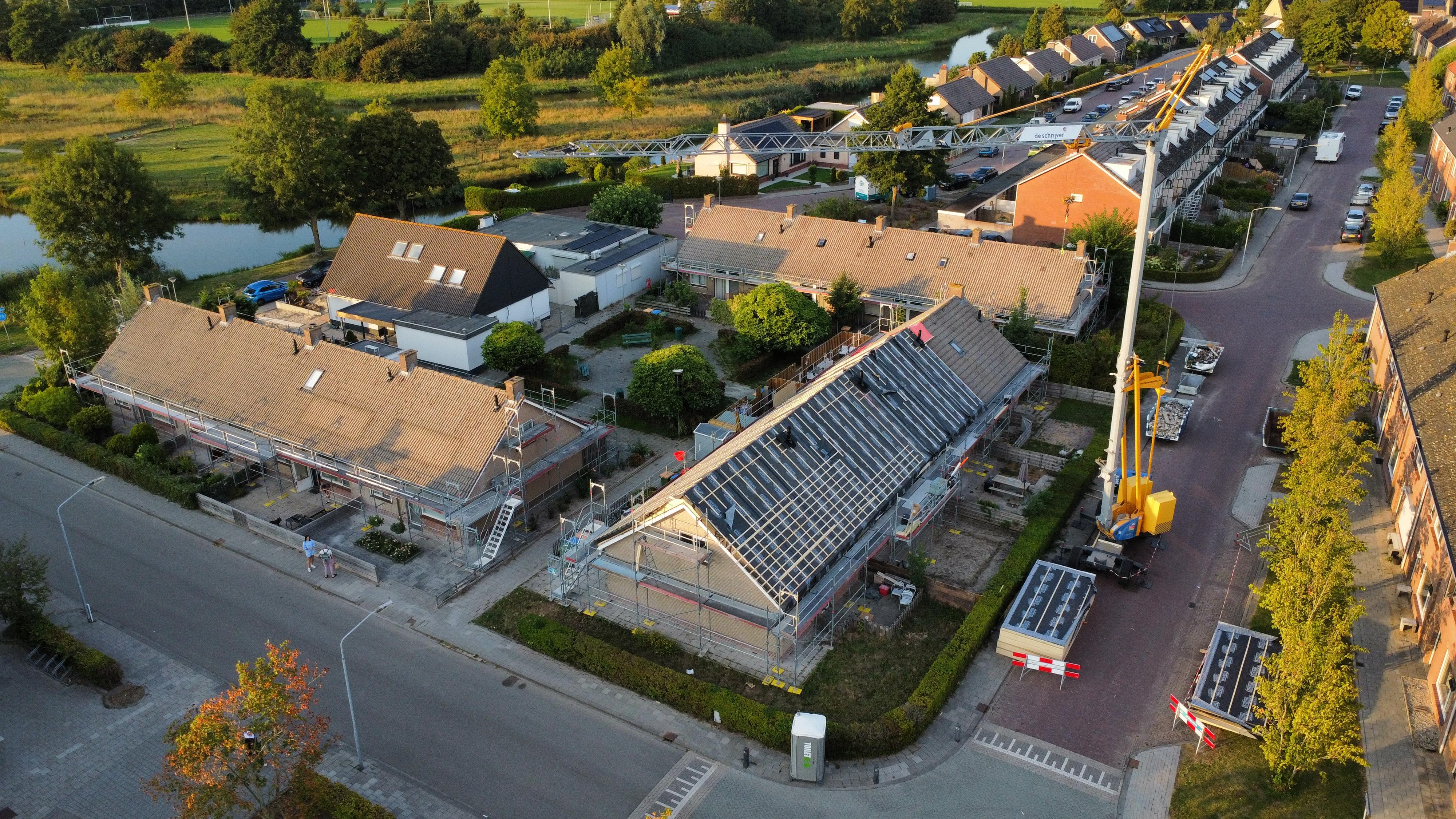 Veel huurwoningen in Fijnaart worden gerenoveerd en verduurzaamd