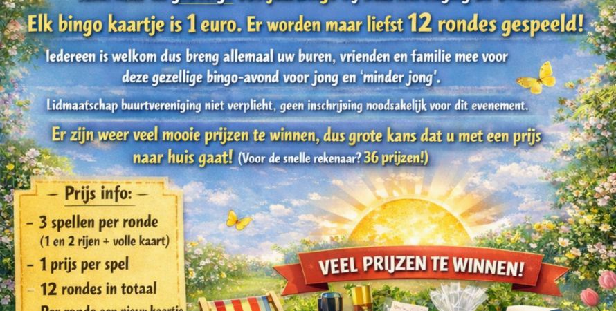 Voorjaars Bingo De Driehoek