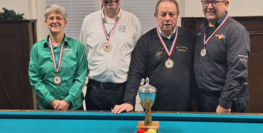 Pauw van Ham Fijnaarts Biljartkampioen 2023