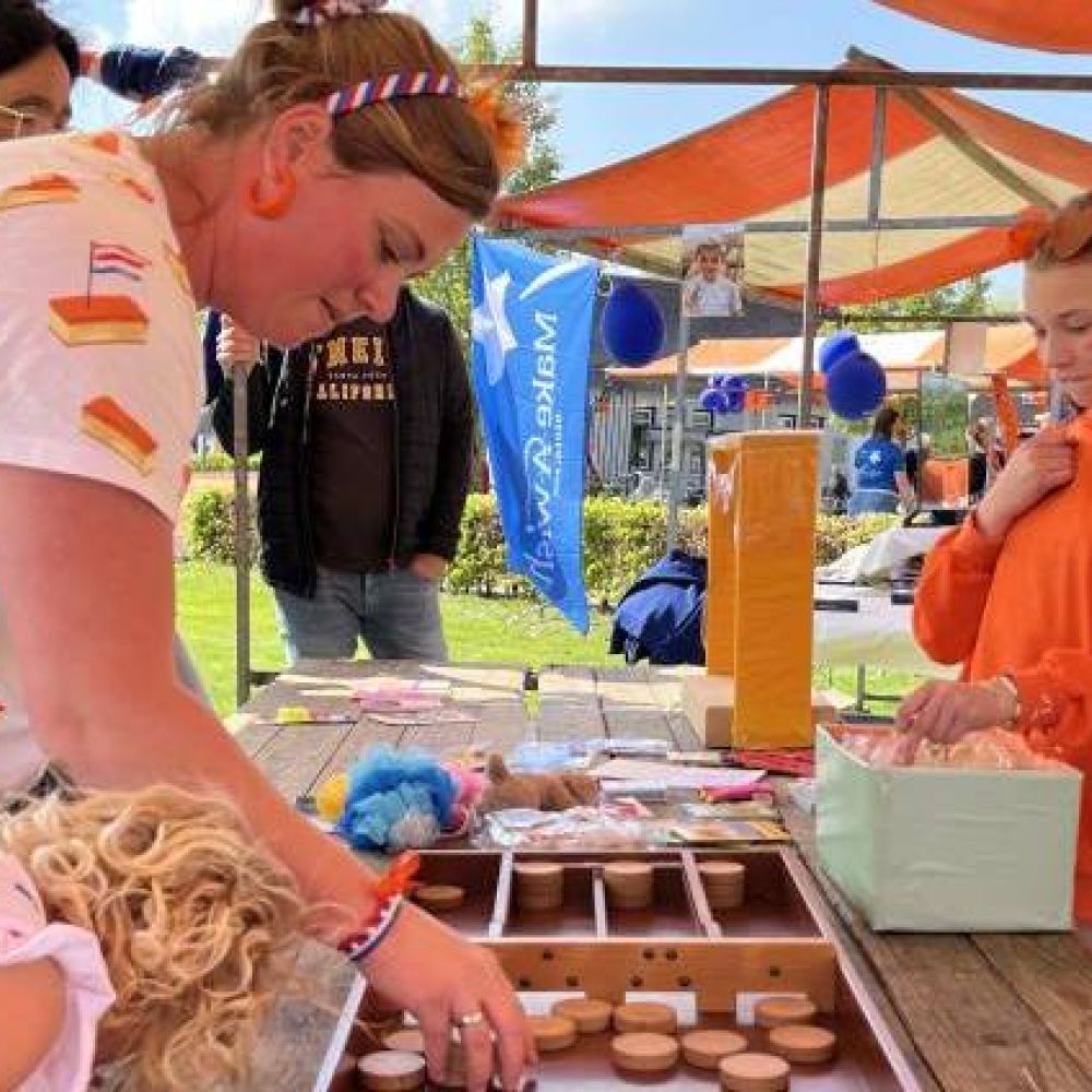 Bazaar/Rommelmarkt tijdens Koningsdag