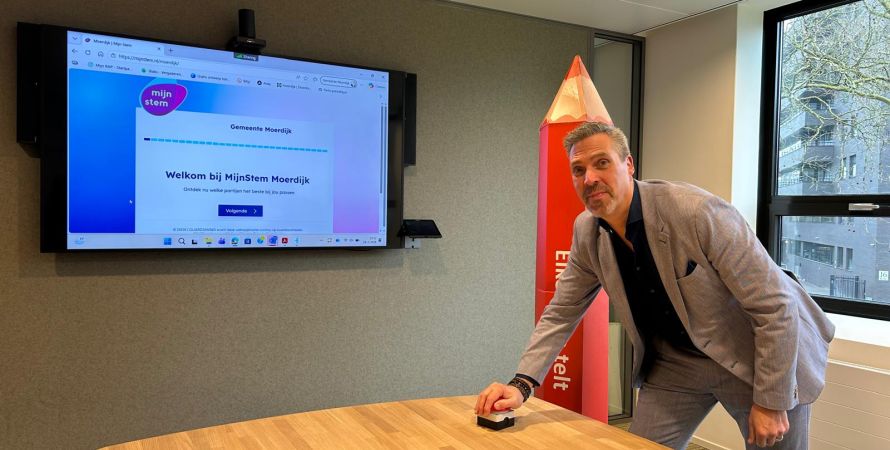 Burgemeester Moerkerke geeft startsein verkiezingscampagne