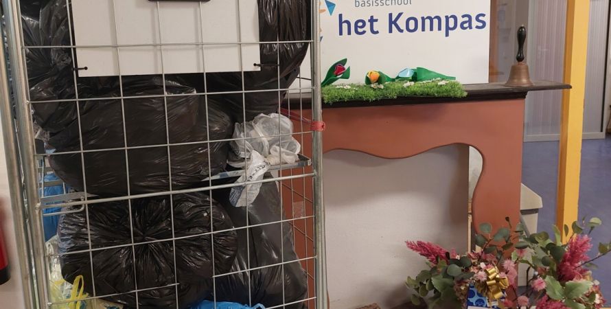 Help basisschool Het Kompas met de textielrace!