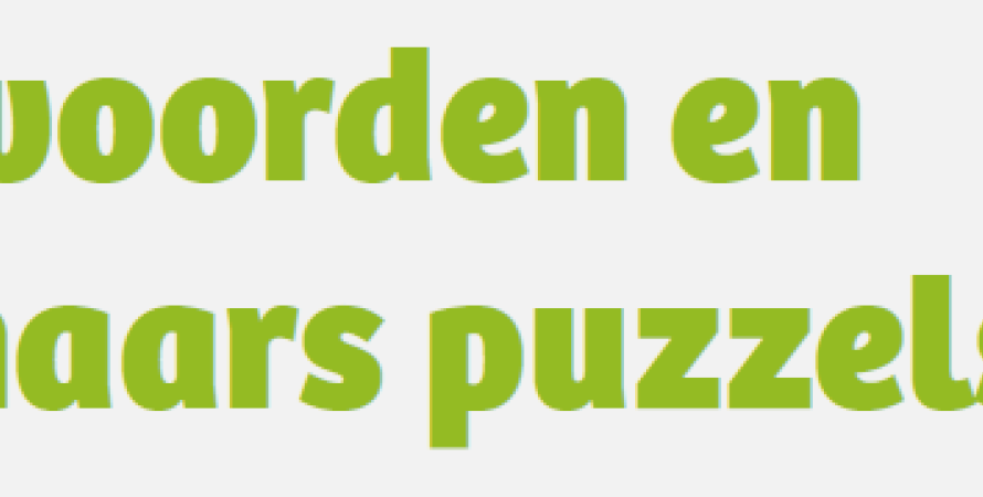 Uitslag Paaspuzzel