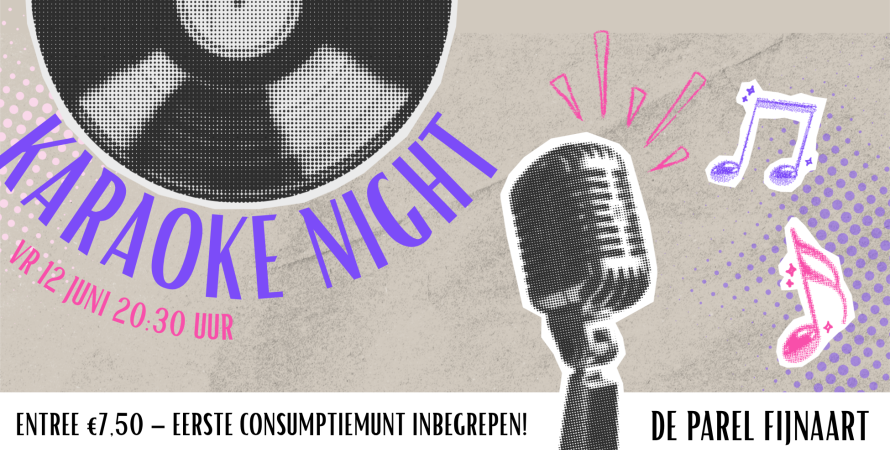 Zing mee tijdens de Karaoke Night in De Parel!