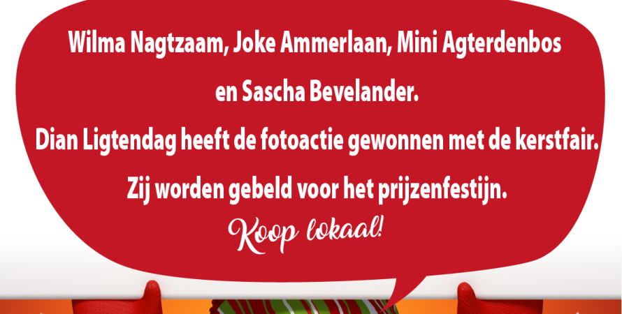 Winnaars 5e trekking van de najaarsactie