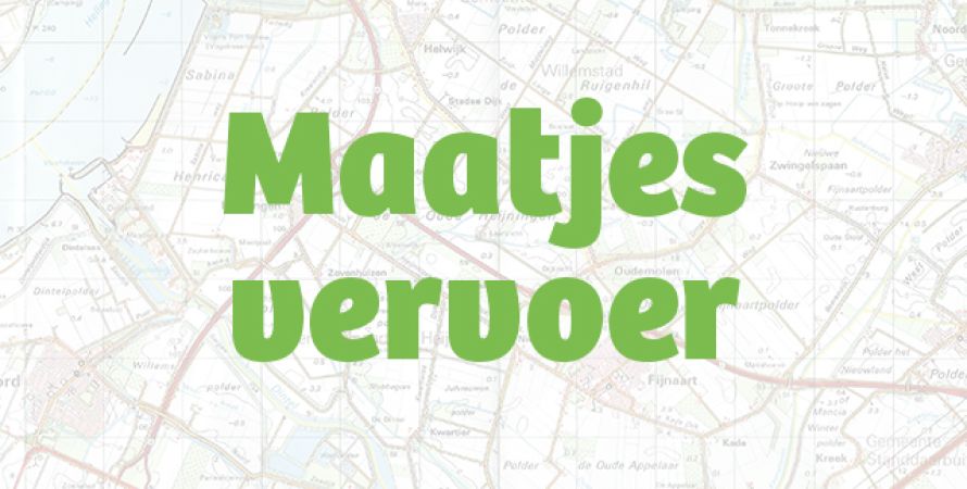 Maatjesvervoer kan helpen