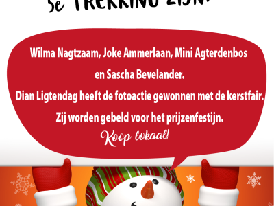 Winnaars 5e trekking van de najaarsactie