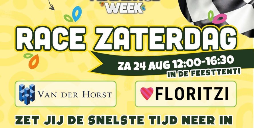 Winnaars sim racen op de Race zaterdag tijdens de Fendertse Week