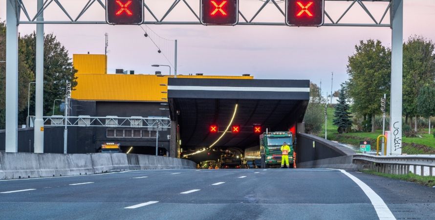 Verkeersmaatregel tijdens afsluiting Heinenoordtunnel