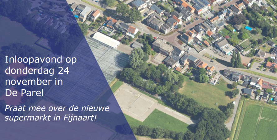Inloopavond op donderdag 24 november in De Parel