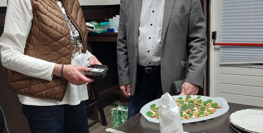 Frans en Greet Beijerling van Tuinvereniging  'Groei en Bloei'