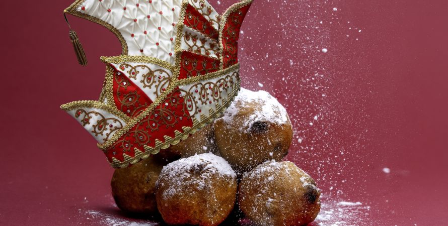 Kakelverse oliebollen op carnavalszaterdag